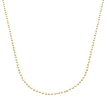 Imagem de Colar lucy bolinhas folheado a ouro 18k piuka, Ouro 18k, 6 Meses