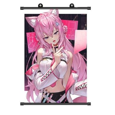 Imagem de Pôster de arte de parede em tela Nakiris Ayames Anime 40x60cm - yiweis