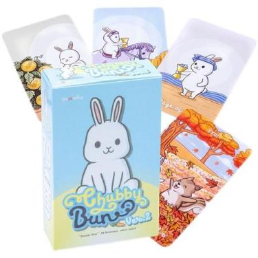 Imagem de Jogo de cartas Chubby Bun Rabbit Tarot Family com cartas de baralho de