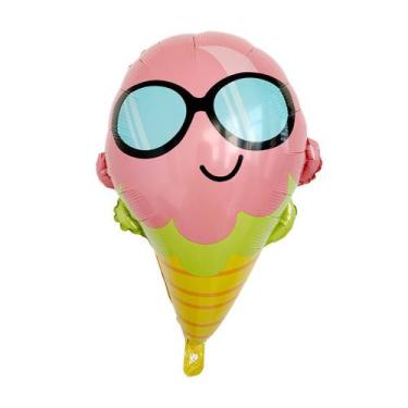 Imagem de Sorvete Balloon Mylar para crianças de 1º aniversário 51x66cm - yiweis