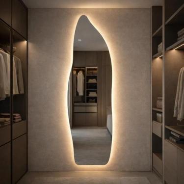 Imagem de Espelho Orgânico Led 150cm Rocco Com Touch Bivolt Moderno - LOPAZZI