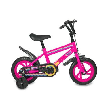 Imagem de Bicicleta Infantil Aro 12 Com Rodinhas De Apoio, Freio Seguro E Design