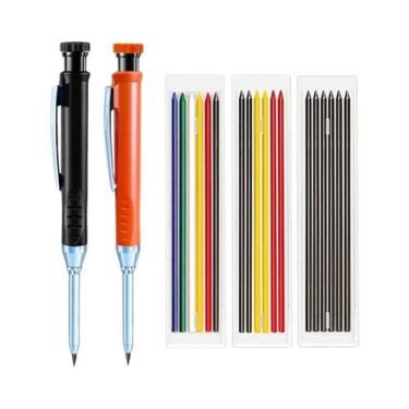 Imagem de Conjunto De Lápis Mecânicos Para Marcenaria 2.8mm Com 18 Pontas Para F