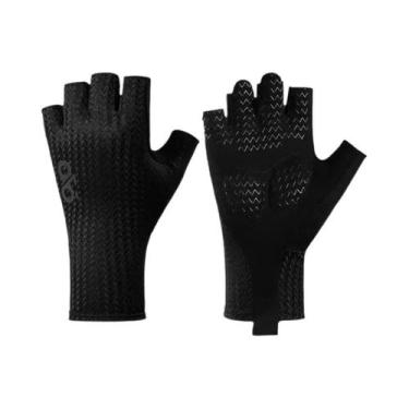 Imagem de Luvas De Ciclismo Masculinas De Verão Com Dedos Cortados, Absorção De 