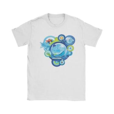 Imagem de Camiseta Masculina 100% Algodão Gola Redonda Manga Curta Verão 2025 Fr