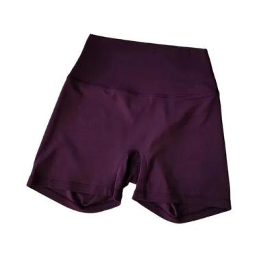 Imagem de Conjunto De Yoga Feminino Com Top Halter E Shorts Sem Costura De Cintu