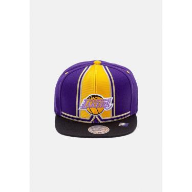 Imagem de Boné Mitchell & Ness Aba Reta Snapback Kobe Go Los Angeles Lakers Masculino-Masculino