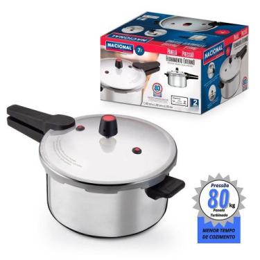 Imagem de Panela de Pressão 7 Litros Fechamento Externo - Aluminio Nacional