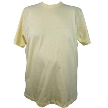 Imagem de Camiseta Básica Lisa Diversas Cores Algodão Confort Plus Size Tamanho Especial G1 ao G9-Masculino