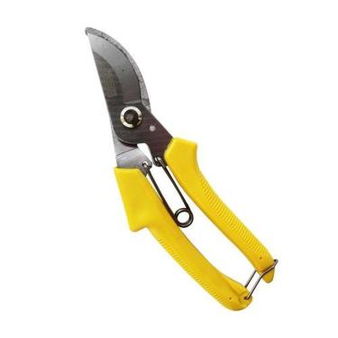 Imagem de Tesoura De Poda 8'' Amarela Para Jardins E Hortas - Dtools