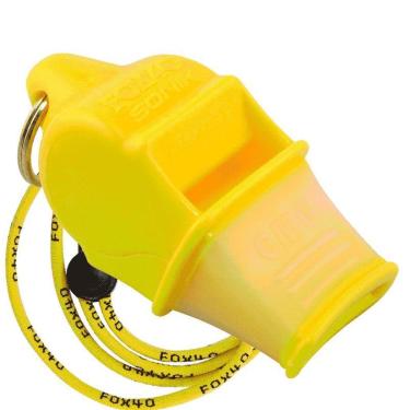 Imagem de Apito FOX 40 Sonik Blast CMG Amarelo com Cordão-Unissex