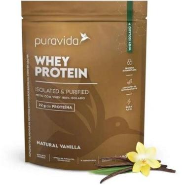 Imagem de Whey Protein Isolado - Proteína Ultrafitrada - Baunilha - (450g) - Pura Vida-Unissex