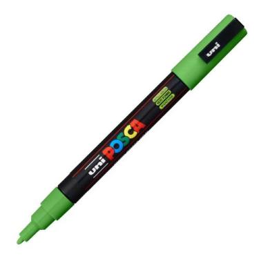 Imagem de Caneta Posca Uni-Ball PC-3M 0.9-1.3mm Verde Maçã