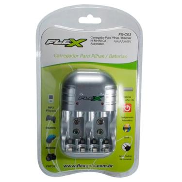 Imagem de Carregador De Pilhas Bivolt P/4pilhas Aa/Aaa/9v S/Pilha