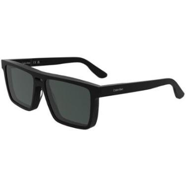 Imagem de Óculos de Sol Calvin Klein CK25501S 001 - Preto 57-Masculino