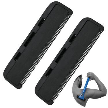 Imagem de Kit 2 Lâminas Reposição Depilador Bastão Pelos Costas - Imaginei Compr