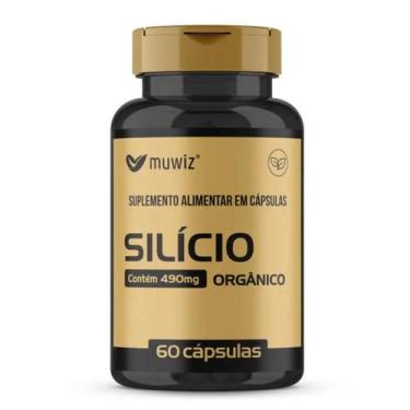 Imagem de Silício Orgânico Muwiz 490MG 60 Cápsulas Fortalecimento, Crescimento e