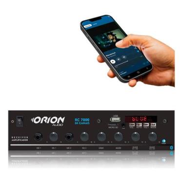 Imagem de Amplificador Som Ambiente 500 Watts 4 Canais Orion Rc7000bt - LeSon