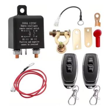 Imagem de Relé Automotivo Controle Remoto Carro Bateria Duplo Relé 12v - GENÉRIC
