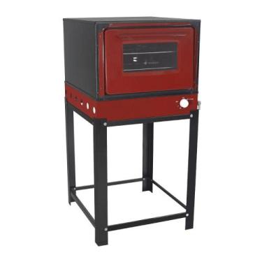 Imagem de Forno Profissional Venâncio Linha Bravo Vermelho Intenso com Pé Multic