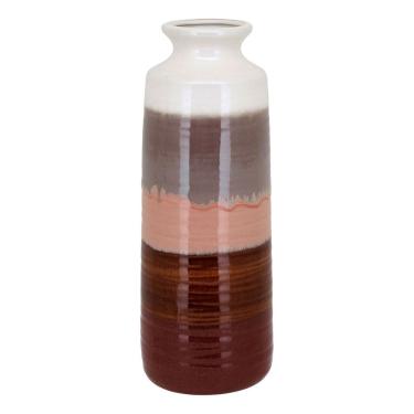 Imagem de VASO DECORATIVO ENFEITE PLANTA CERÂMICA 40x15x15cm MARROM