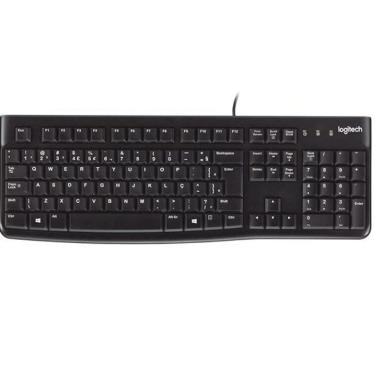 Imagem de Teclado USB Logitech K120 ABNT2 Preto