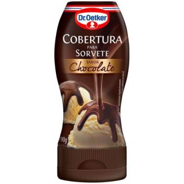 Imagem de Cobertura para Sorvete Sabor Chocolate Dr. Oetker 190g