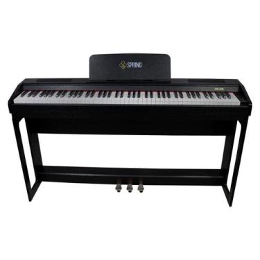 Imagem de Piano Digital Musical 88 Teclas Com Martelo Pesado Bluetooth Midi Peda