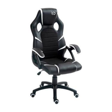 Imagem de Cadeira gamer duex infinite boost dx9002bkw preto e branco