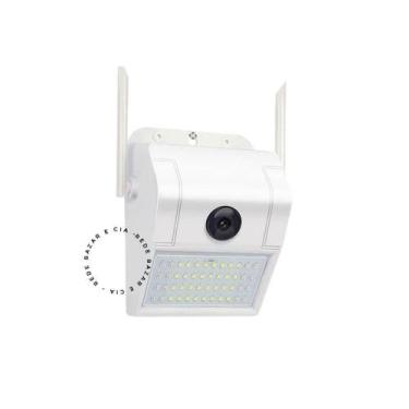 Imagem de Câmera Segurança Holofote Panorâmica Espia Com Sensor e Alarme Wifi V3
