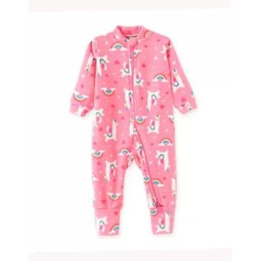 Imagem de Macacão Infantil Roupa Bebê Infantil Macaquinho Pijama Longo Comprido 