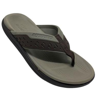 Imagem de Chinelo Dedo Olympikus CARAIVA Masculino Chocolate, 43