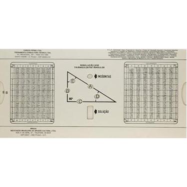 Imagem de Tabela De Formulas De Triangulos E Tabelas Trigonometricas - IBRASA