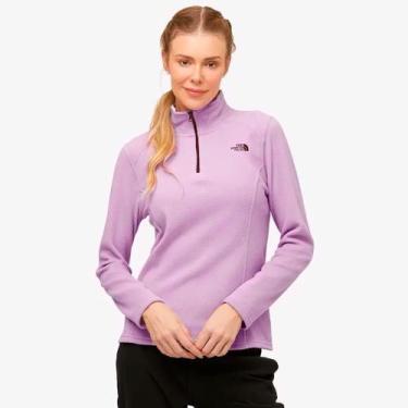 Imagem de Moletom The North Face Glacier Zip Rosa Feminino, P