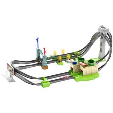 Imagem de Pista de Percurso e Veiculo HOT Wheels Mario KART Mini Circuito Mario 