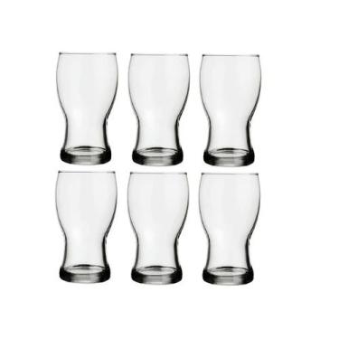 Imagem de Kit 6 Copos 220ml para Cerveja Frevo Nadir Figueiredo Bar Restaurante 