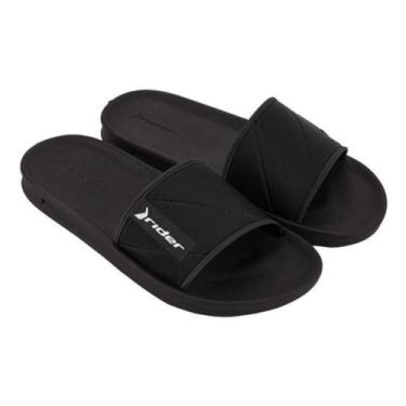 Imagem de Chinelo Masculino Slide Rider Street, Preto, Novo design, 41