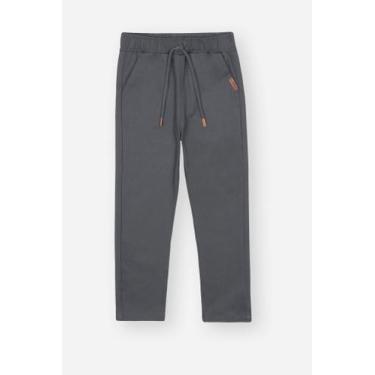 Imagem de Calça Skinny Infantil Menino em Sarja Chumbo Divertto, Chumbo, 14