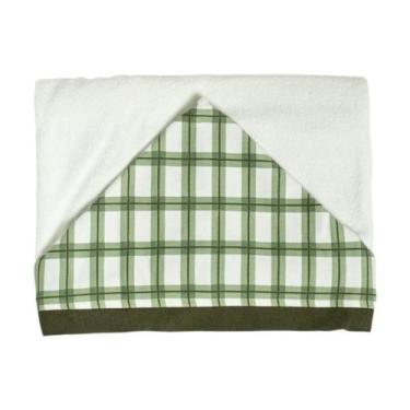 Imagem de Toalha de Banho Bebê Camping Verde Musgo 87x88 cm - Hug
