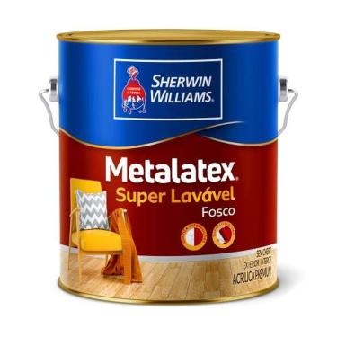 Imagem de Tinta Color Metalatex Fosco Base Ly Gl para Acabamento em Interiores e Exteriores Sherwin Williams