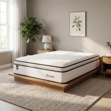 Imagem de Colchão Evoflex Evora 30cm Premium Molas Ensacadas individuais Tecido 