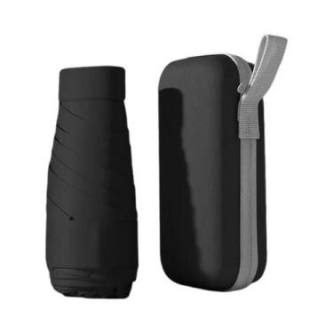 Imagem de Guarda-chuva Compacto Mini Para Mulheres, Leve, 5 Dobras, Proteção Con