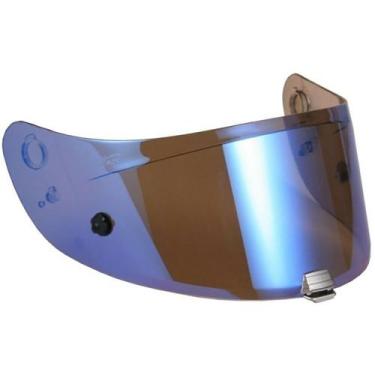 Imagem de Mascara De Proteção Viseira Azul Iridium Anti-emb. Hjc Modelo Rpha 11