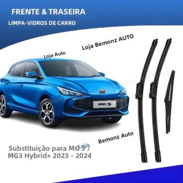 Imagem de Limpadores De Para-brisa Dianteiro E Traseiro LHD Para MG 3 MG3 Híbrid