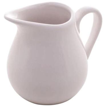 Imagem de Kit 12 Leiteiras Pequenas Porcelana Branca 190ml Milão Lyor Calda Crem