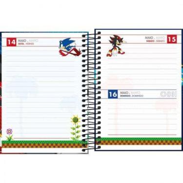 Imagem de Agenda espiral diária Sonic 2027 - Tilibra
