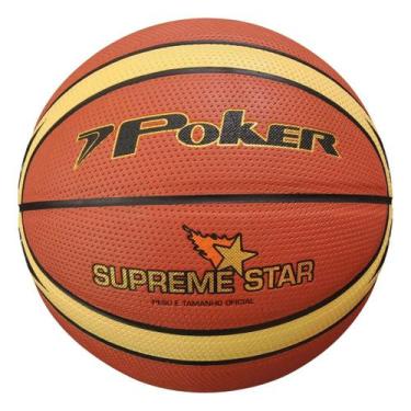 Imagem de Bola de Basquete Supreme Star N7 Profissional Original - Poker Cor:Lar