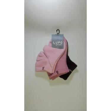 Imagem de Kit 3 Pares Meia Lupo Sport Cano Curto Algodão 3201-3202 Tamanho:M - 3
