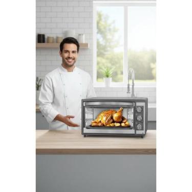 Imagem de Forno Elétrico 50L Dupla Resistência - Cozimento Preciso - Congratulat