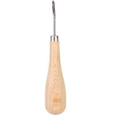 Imagem de Furador de couro confortável para presente de Dia dos Namorados com losango, fácil de usar, para fazer artesanato de couro (cotovelo)